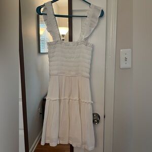 Aerie White Sleeveless Dress